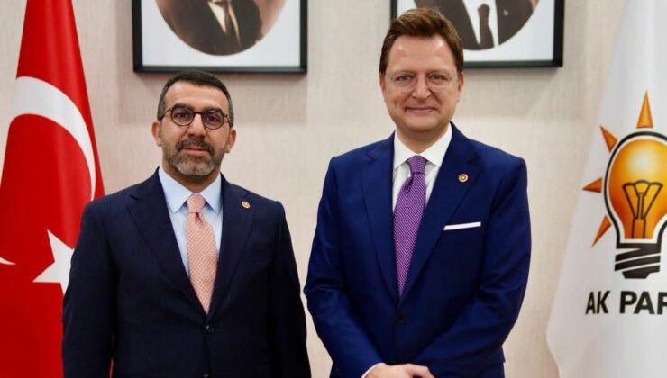 Ak Parti Kars Milletvekili Adem Çalkın, Halit Yerebakan’ı ziyaret etti