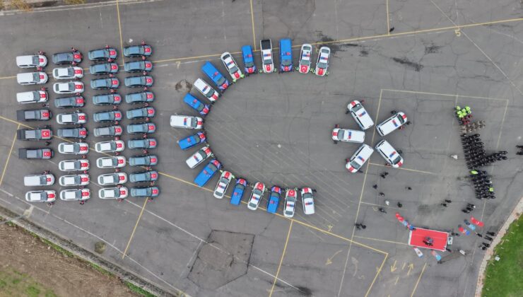 Tekirdağ’ın Güvenlik Filosu Yenilendi: 64 Yeni Araç Törenle Teslim Edildi