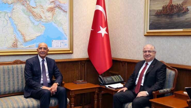 Milli Savunma Bakanı Yaşar Güler, ABD Suriye Özel Temsilcisi Barrack’ı Kabul Etti