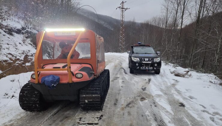 Yalova’da Kar Esareti: Delmece Yaylası Yolunda Mahsur Kalan 35 Kişi Kurtarıldı