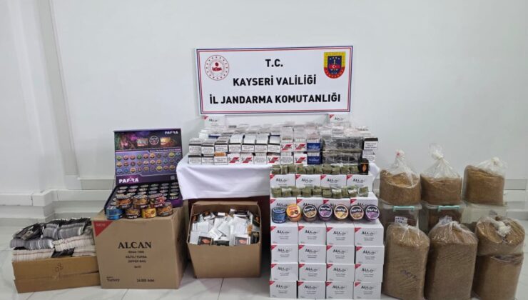 Kayseri’de Kaçak Tütün Operasyonu: Binlerce Makaron Ele Geçirildi