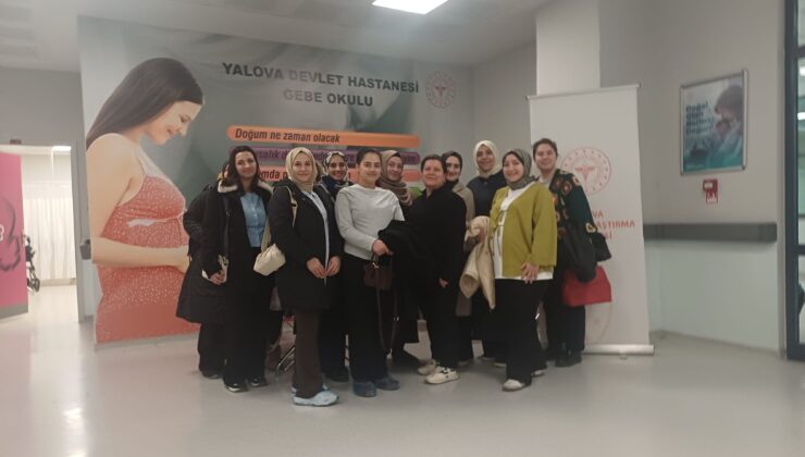 Yalova Hastanesinde Gebelere Üçüncü Tur Eğitimi Tamamlandı