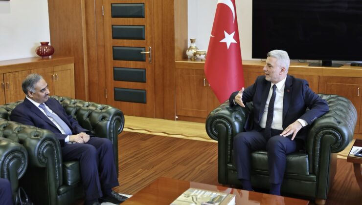 Ticaret Bakanı Ömer Bolat, D-8 Genel Sekreteri Süheyl Mahmud’u Ankara’da Kabul Etti