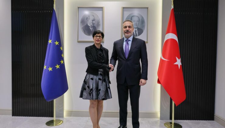 Bakan Fidan, AB Komiseri Marta Kos’u Ankara’da Kabul Etti