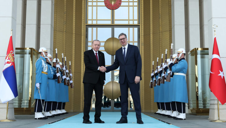 Cumhurbaşkanı Erdoğan, Sırbistan Cumhurbaşkanı Vucic’i Resmi Törenle Karşıladı