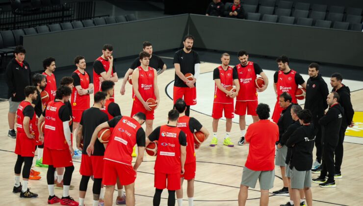 A Milli Erkek Basketbol Takımı, Sırbistan Maçı Hazırlıklarına Başladı