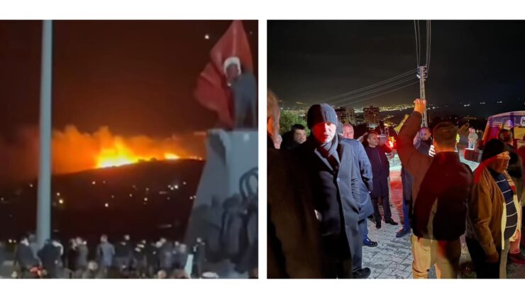 Akarca’da Orman Yangını