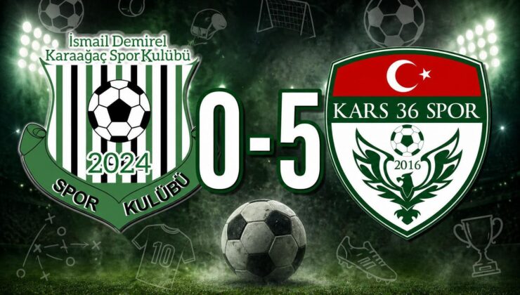 Kars 36 Spor, İD Karaağaçspor’u Evinde 5-0 Farkla Kazandı