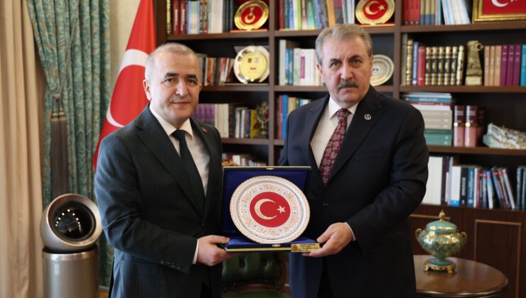 Büyük Birlik Partisi Genel Başkanı Mustafa Destici’den Vali Numan Hatipoğlu’na Ziyaret