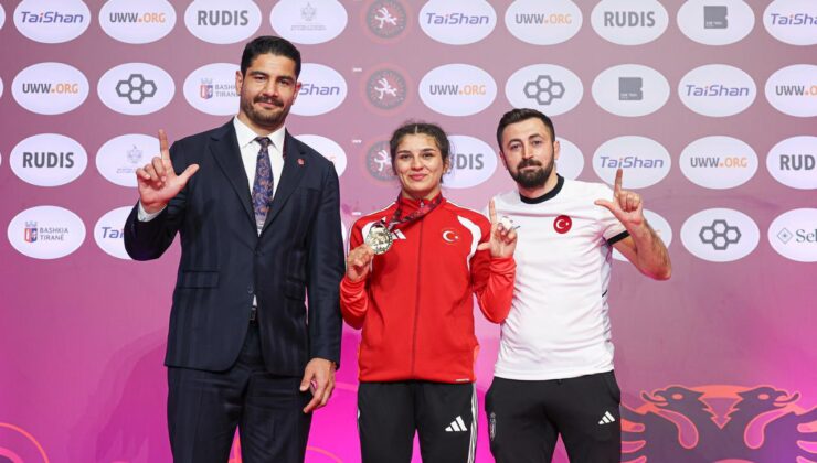 Milli Güreşçi Nesrin Baş Avrupa Şampiyonu Oldu