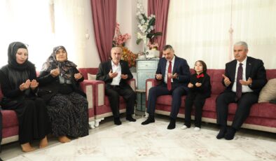 İçişleri Bakanı Mustafa Çiftçi’den  Şehit Ailesine Anlamlı Ziyaret