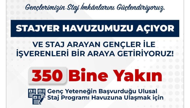 Bakan Işıkhan: “Ulusal Staj Programı’nda Yeni Bir Adımı Hayata Geçiriyoruz”