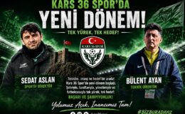 Kars 36 Spor’da Yeni Dönem: Bülent Ayan ve Sedat Aslan Göreve Başladı