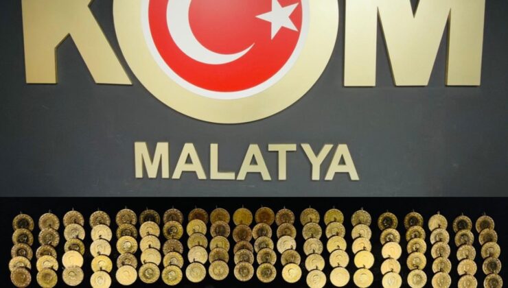 Malatya’da Altın Operasyonu: 9 Milyonluk Değeri Değiştirilmiş Altın Ele Geçirildi